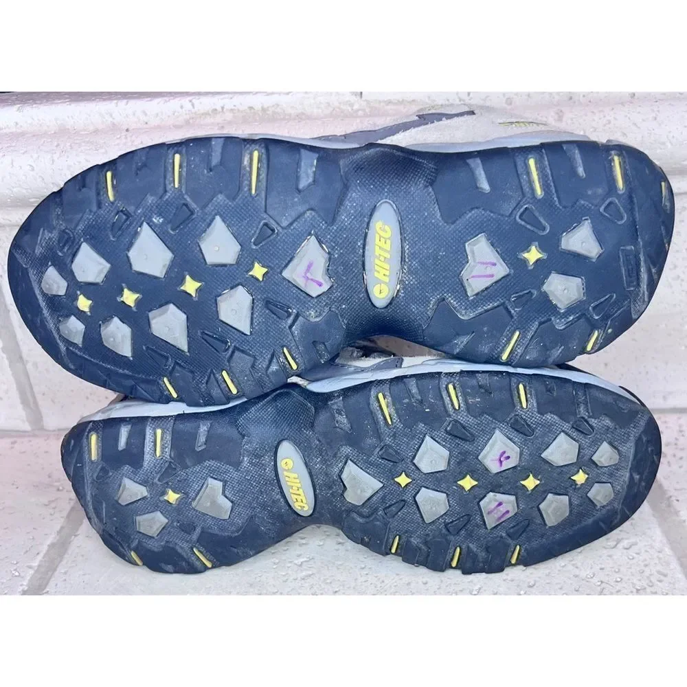 Hi-Tec Women’s Multiterra Spor Tan Grey Yellow Hiking  Outdoor Sport Shoes Sz 8